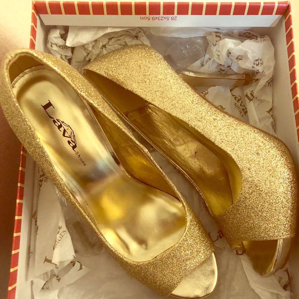 Lava shoes Mylie in gold